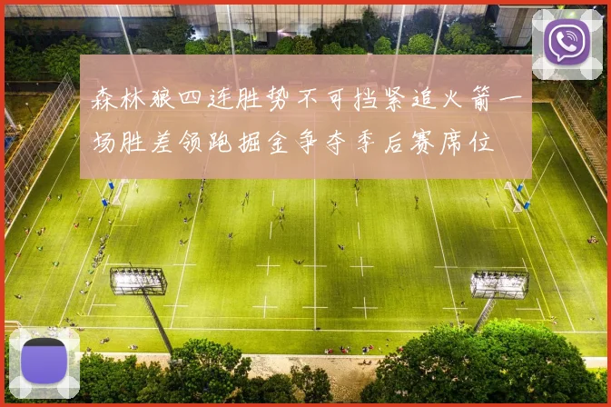 森林狼四连胜势不可挡紧追火箭一场胜差领跑掘金争夺季后赛席位