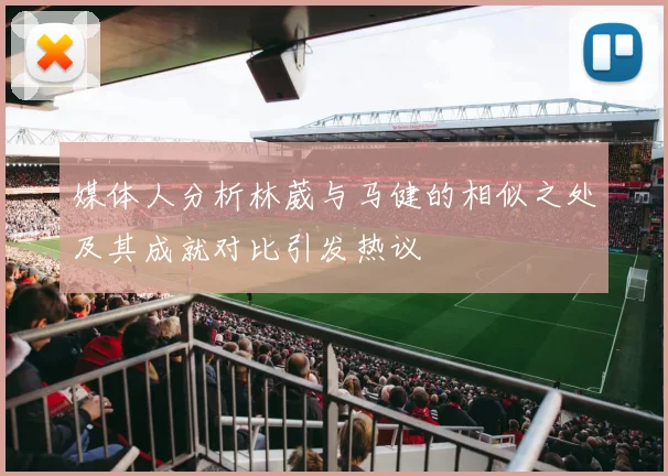 媒体人分析林葳与马健的相似之处及其成就对比引发热议